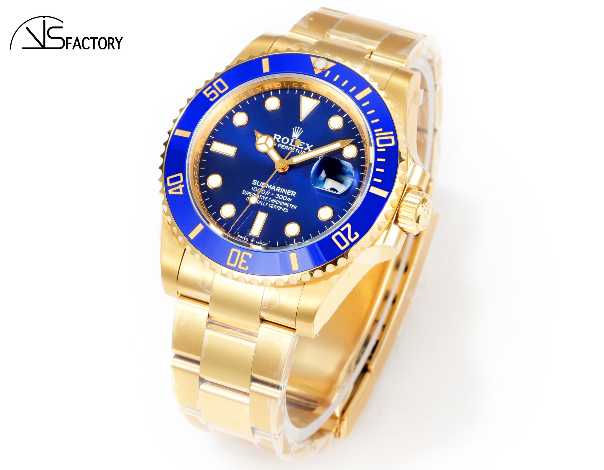 Submariner 126618LB Fullgold 904L Steel VSF 1:1 Best Edition YG/YG Blue VSF VS3235 - Image 5