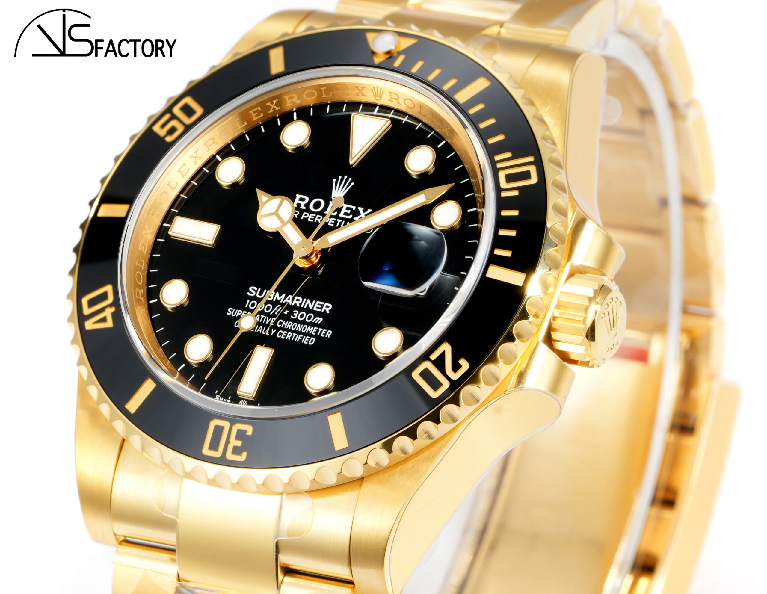 Submariner 126618LN Fullgold 904L Steel VSF 1:1 Best Edition YG/YG Black VSF VS3235 - Image 3