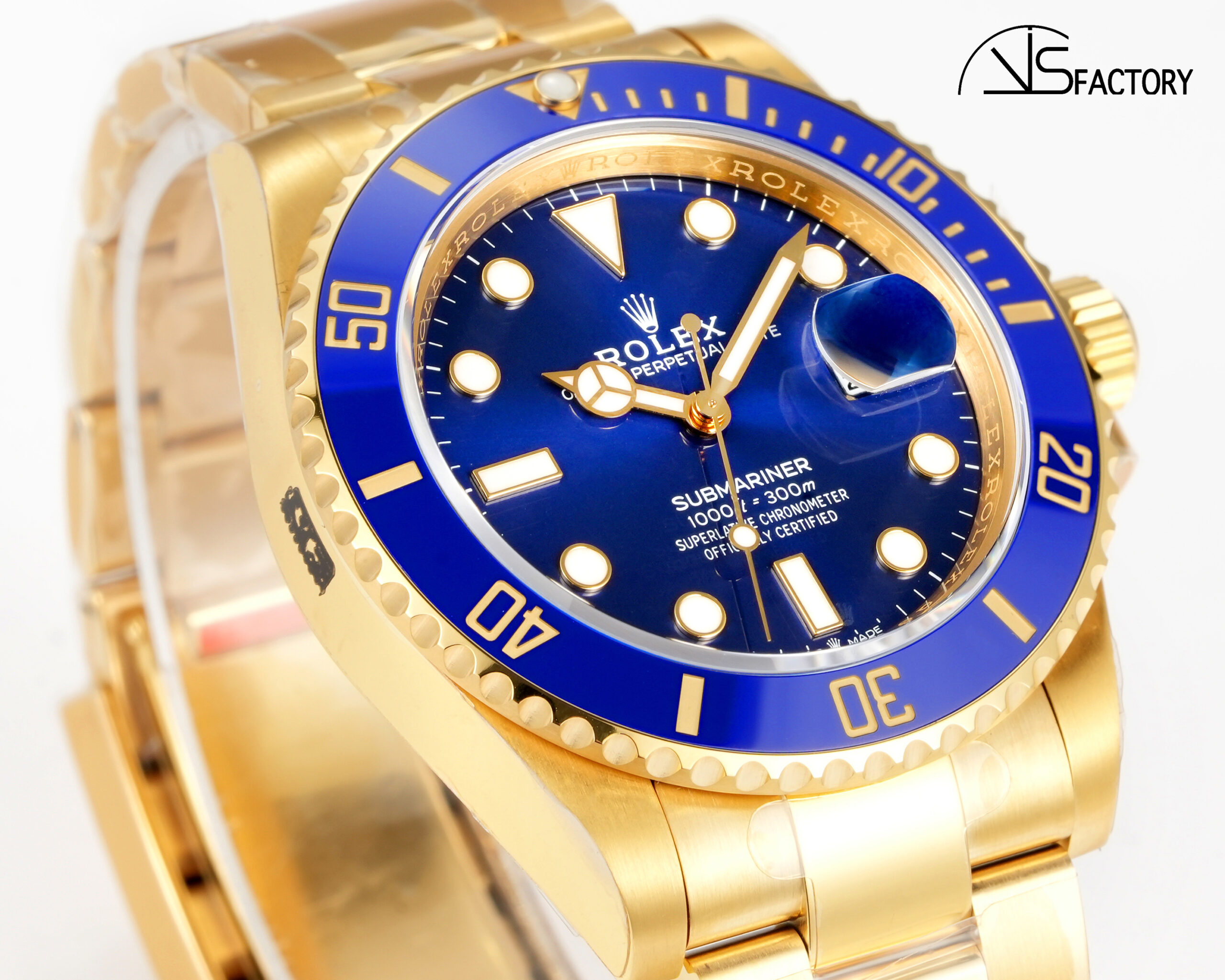Submariner 126618LB Fullgold 904L Steel VSF 1:1 Best Edition YG/YG Blue VSF VS3235 - Image 4
