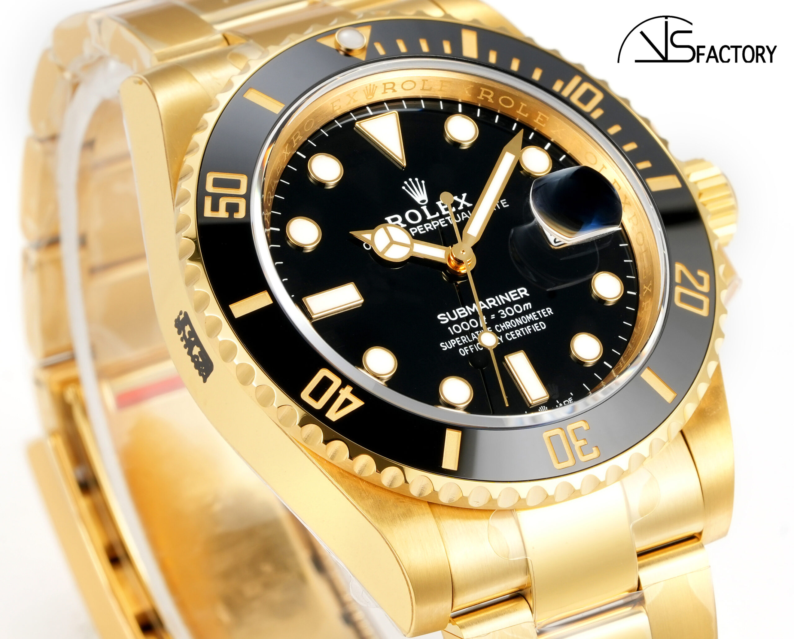 Submariner 126618LN Fullgold 904L Steel VSF 1:1 Best Edition YG/YG Black VSF VS3235 - Image 4