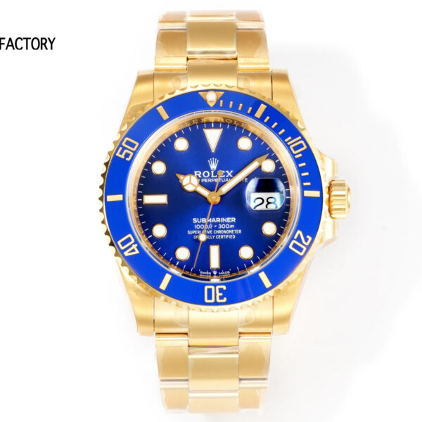Submariner 126618LB Fullgold 904L Steel VSF 1:1 Best Edition YG/YG Blue VSF VS3235