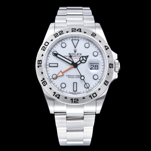 Explorer II 42mm 226570 904L SS ARF 1:1 Best Edition White Dial on Bracelet SH3285 CHS