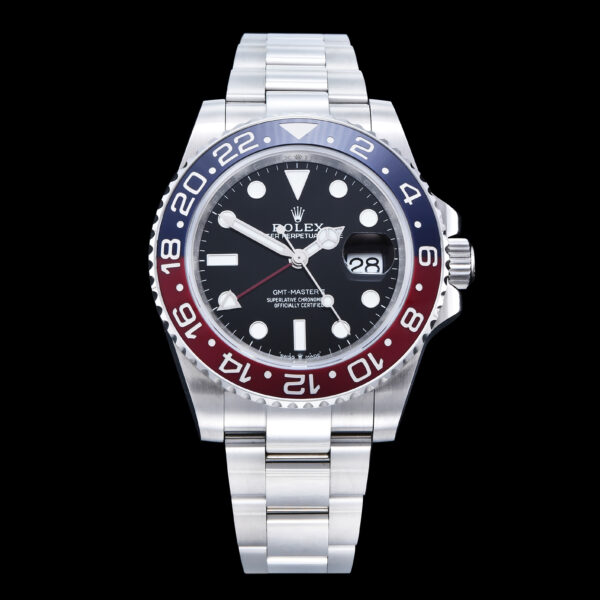 GMT-Master II 126710 BLRO Black/Red V2 904L SS QF 1:1 Best Edition Black Dial On Oyster Bracelet SH3285 CHS