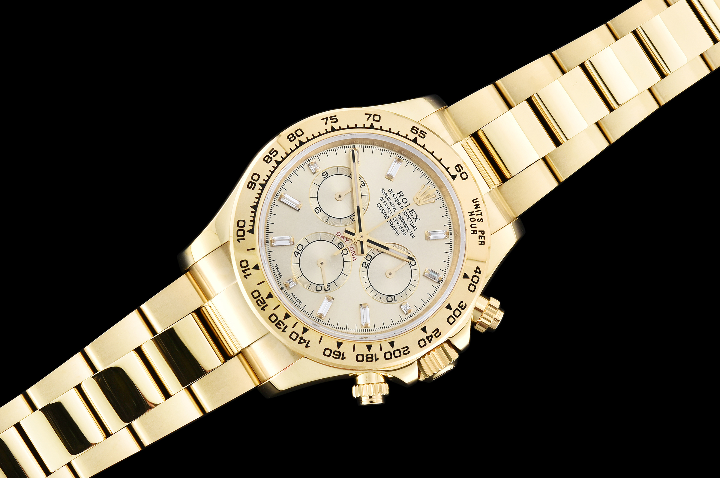 Daytona 116508 QF 1:1 Best Edition White Dial on YG Bracelet SH4130 V3 (Gain Weight) - Image 2