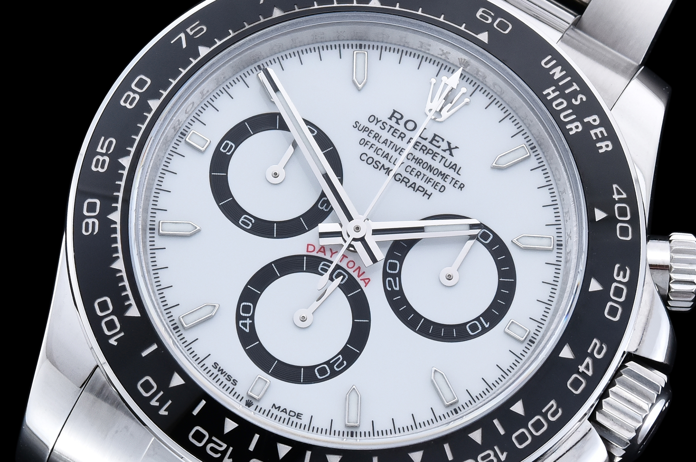 Daytona 126500 UFO 904L Steel SS 1:1 Best Edition White Dial On SS Bracelet UF4131 (Free Sprung) - Image 3