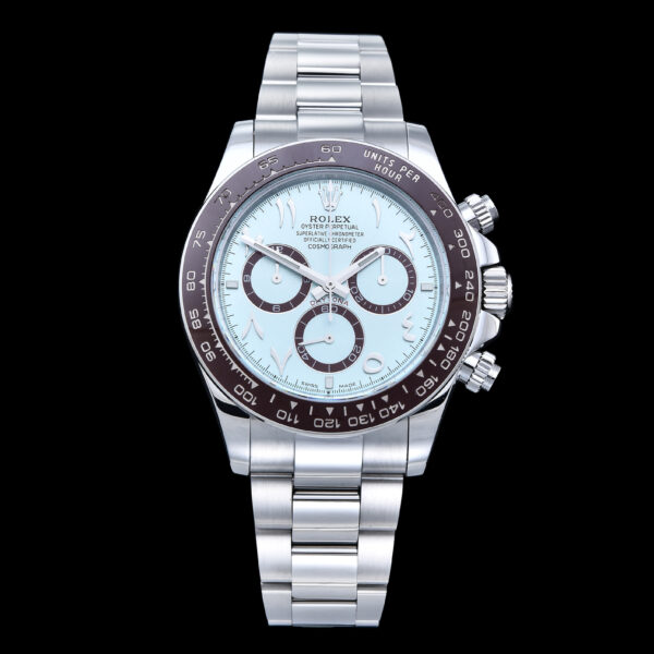 Daytona 126506 Arabic Gain Weight QF 1:1 Best Edition Ice Blue Dial on SS Bracelet SH4131 V6