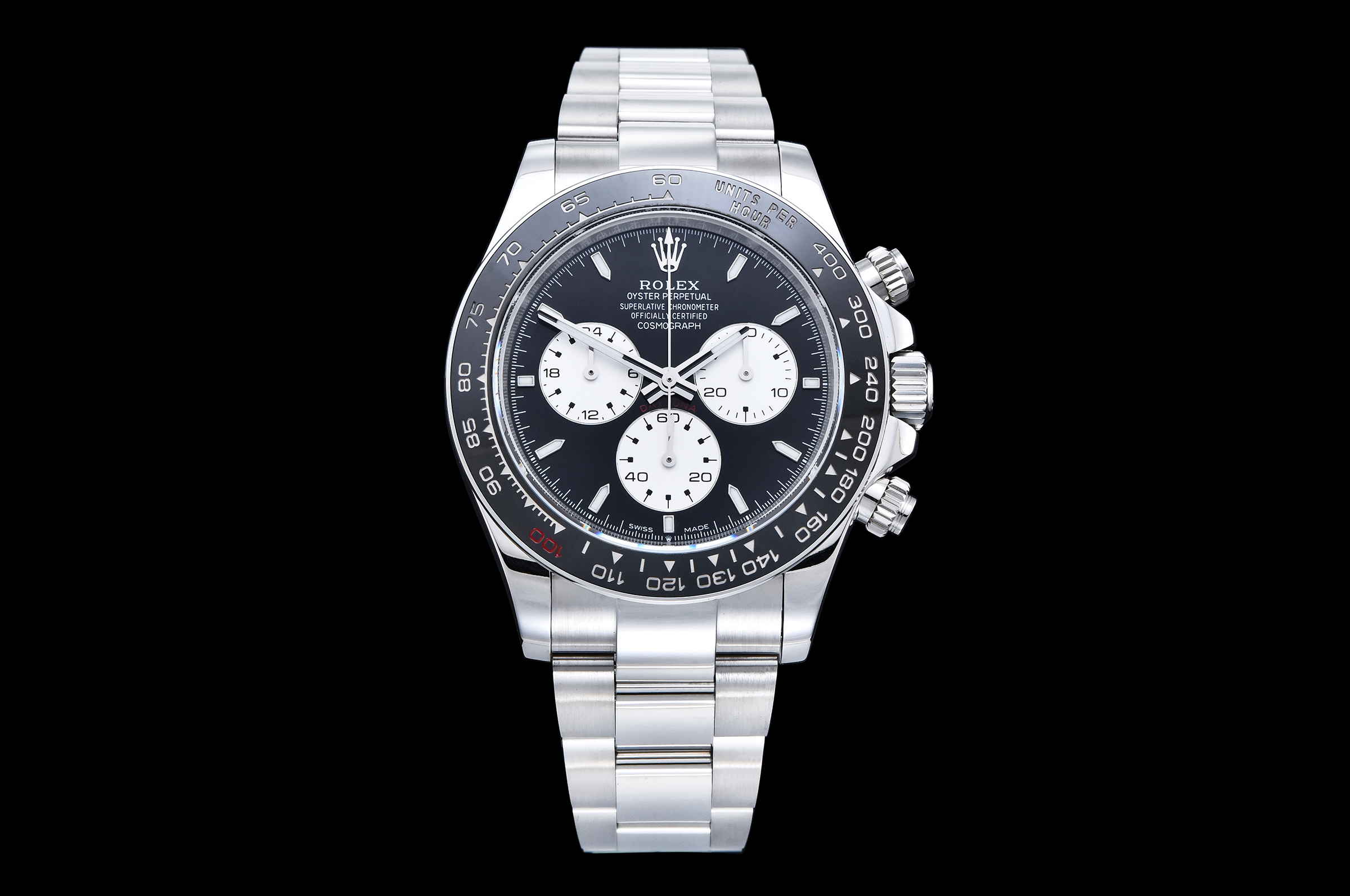 Daytona 126529 Le Mans Gain Weight QF 1:1 Best Edition Black Dial On YG Bracelet SH4132 V9