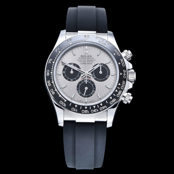 Daytona 126519 QF Gain Weight 1:1 Best Edition SS Color Dial Black Subdial Sticks Markers on Oysterflex Strap SH4131 V11