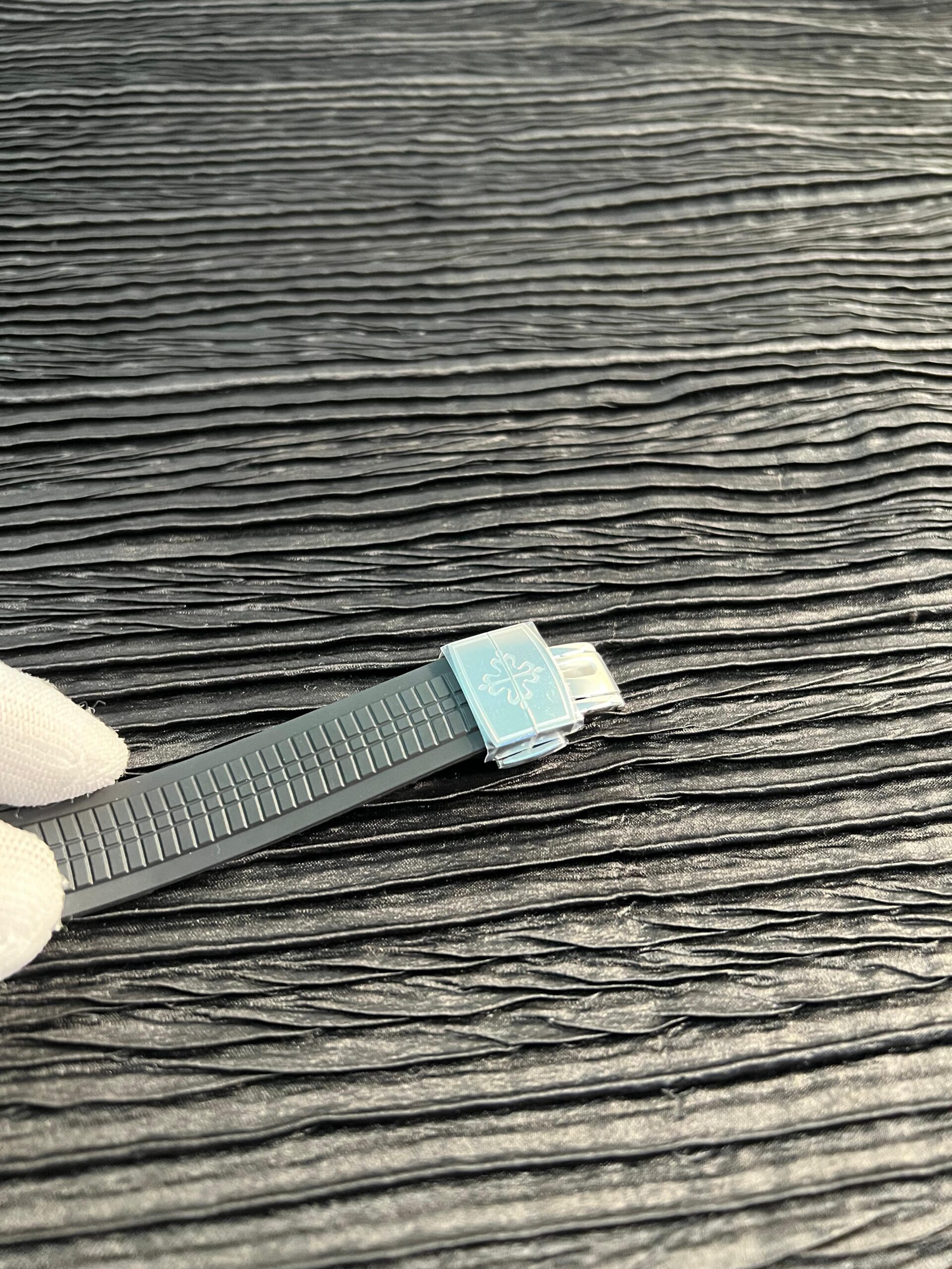 Aquanaut 5167 SS 3KF Best Edition Gray Dial on Black Rubber Strap A324 Super Clone V2 - Image 7