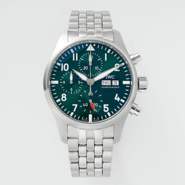 Pilot Watch IW388113 SS APSF 1:1 Best Edition Green Dial On SS Bracelet A69385
