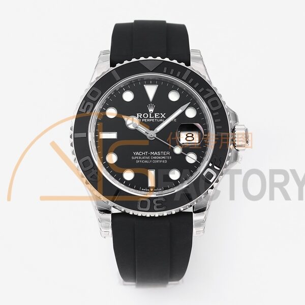 Yacht-Master 226659 VSF 1:1 Best Edition Black Dial on Oysterflex Strap VS3235 (Gain Weight)