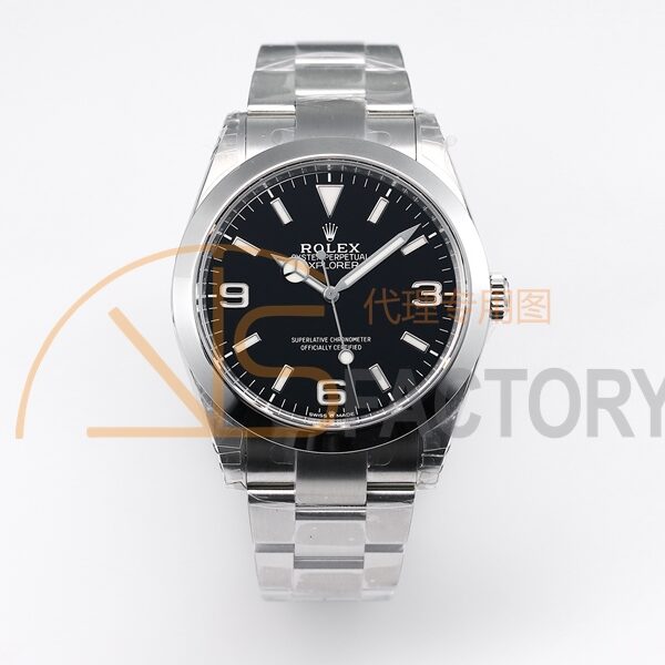 Explorer 224270 40mm 904L SS VSF 1:1 Best Edition Black Dial on 904L SS Bracelet VS3230