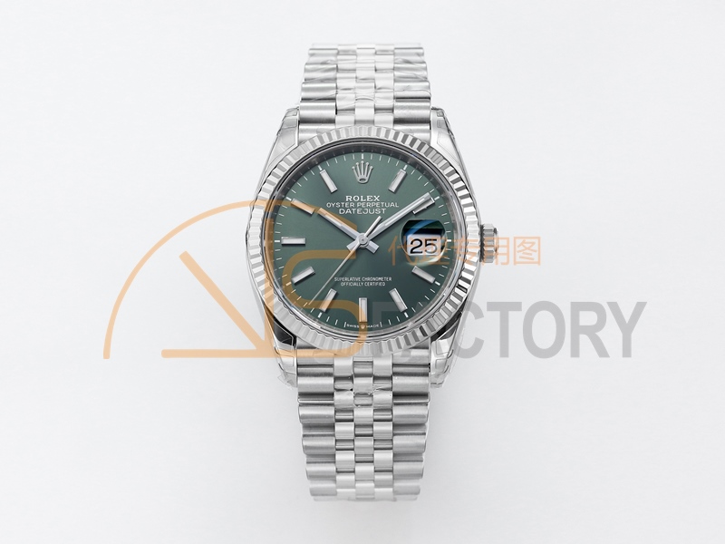 DateJust 36 SS 126234 VSF 1:1 Best Edition 904L Steel Green Dial on Jubilee Bracelet VS3235