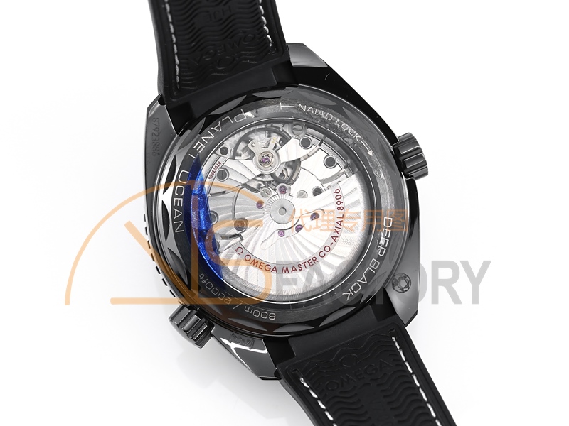 Planet Ocean 45.5mm Deep Black Real Ceramic VSF 1:1 Best Edition on Black Nylon Strap A8906 Super Clone - Image 7