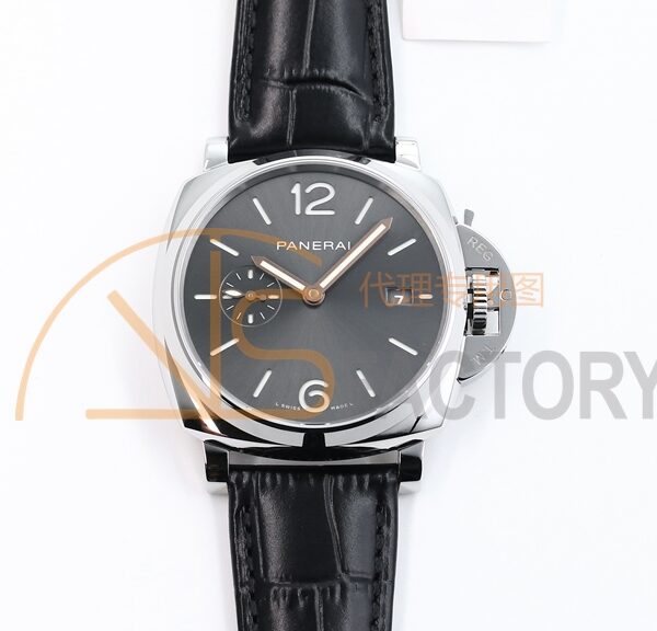 PAM1250 X SS VSF 1:1 Best Edition Black Dial on Black Leather Strap Asian P900