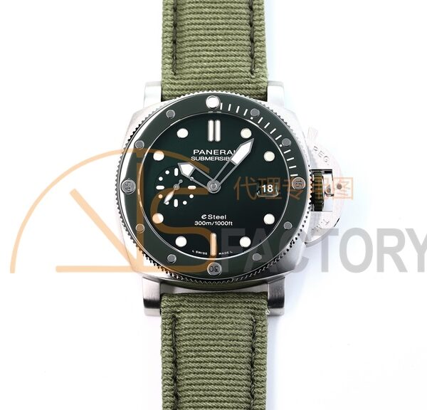 PAM1287 Y VSF 1:1 Best Edition Green Dial on Green Leather Strap P.900 Super Clone