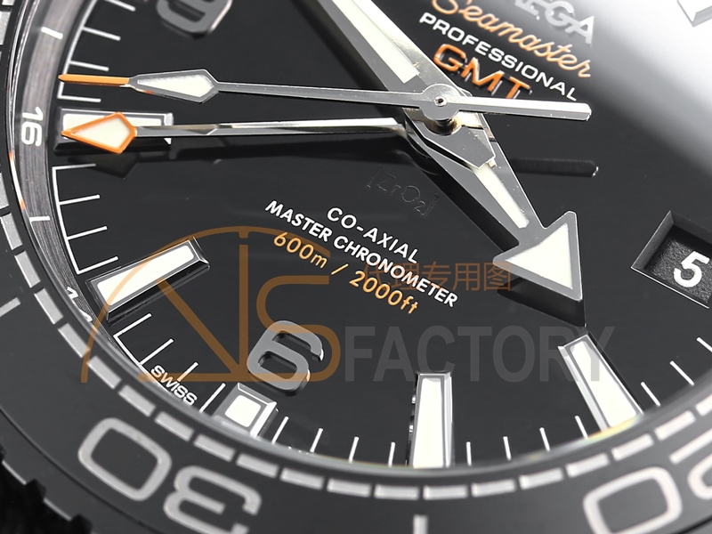 Planet Ocean 45.5mm Deep Black Real Ceramic VSF 1:1 Best Edition on Black Nylon Strap A8906 Super Clone - Image 4