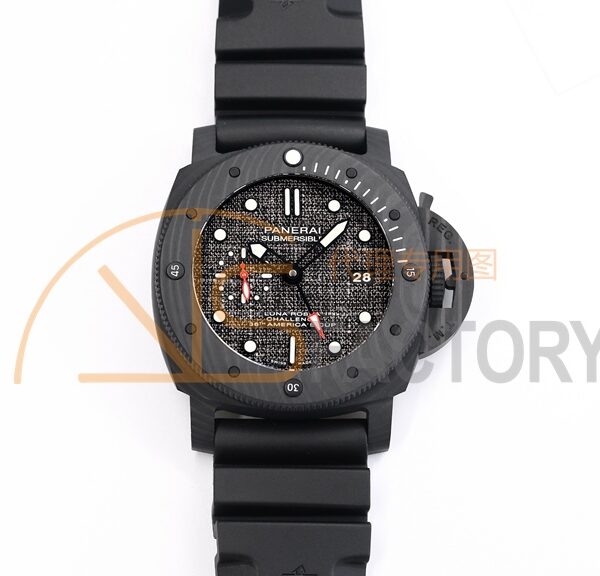 PAM 1039 Carbotech VSF Best Edition Dark Grey Sail Dial on Rubber Strap P.9010 Clone