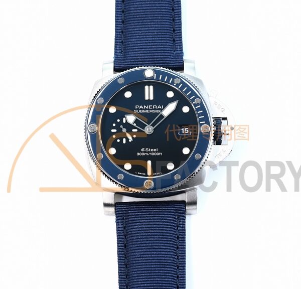 PAM1289 Y VSF 1:1 Best Edition Blue Dial on Blue Leather Strap P.900 Super Clone