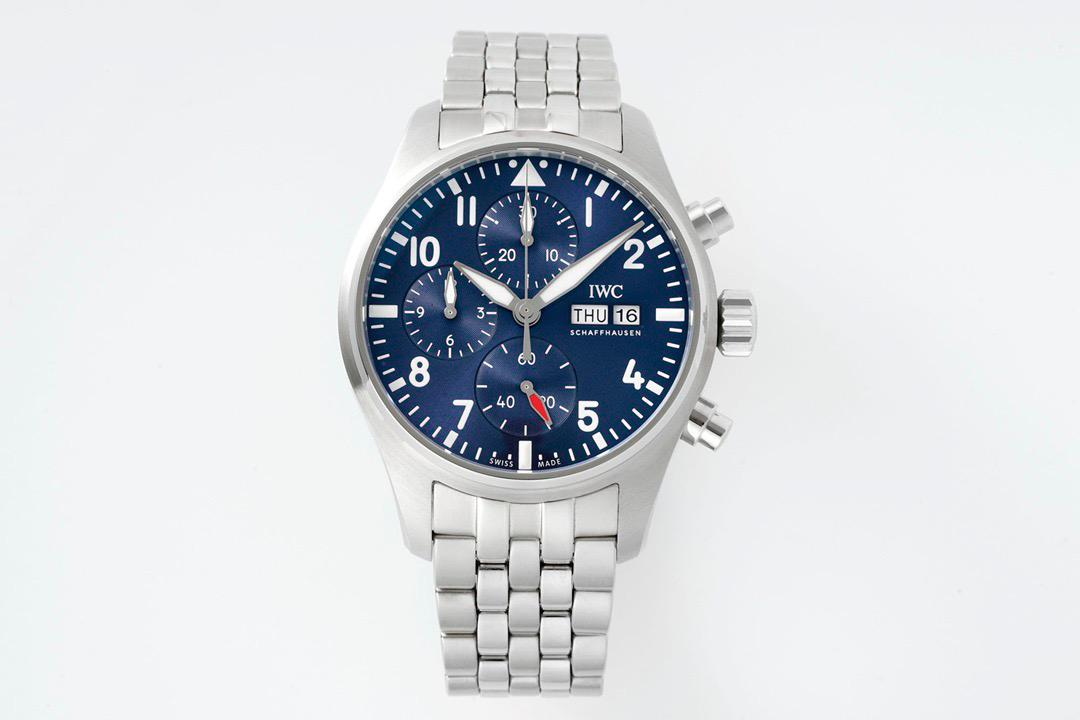 Pilot Watch IW388113 SS APSF 1:1 Best Edition Blue Dial On SS Bracelet A69385