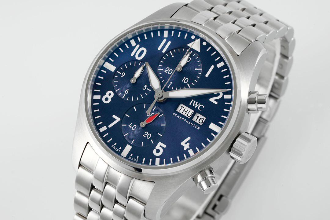 Pilot Watch IW388113 SS APSF 1:1 Best Edition Blue Dial On SS Bracelet A69385 - Image 3