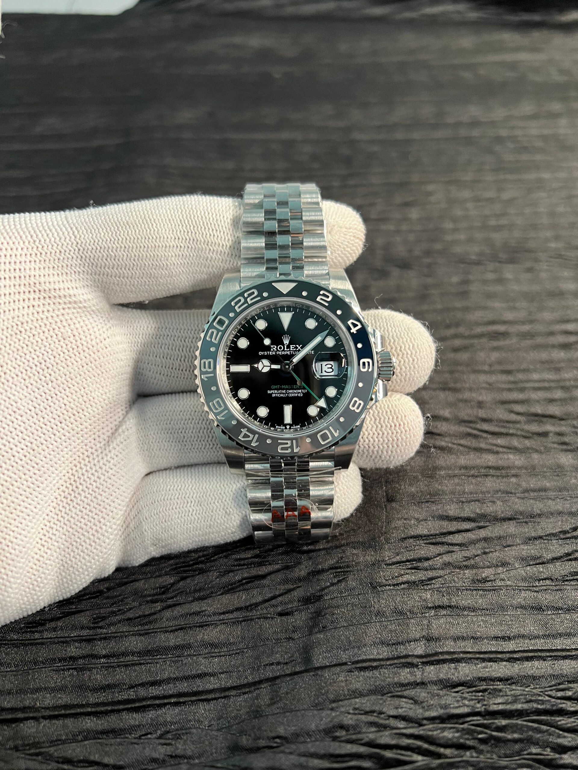 GMT-Master II 126710 GRNR Black-Gray V3 904L SS VSF 1:1 Best Edition Black Dial On Jubilee Bracelet DD3285 CHS