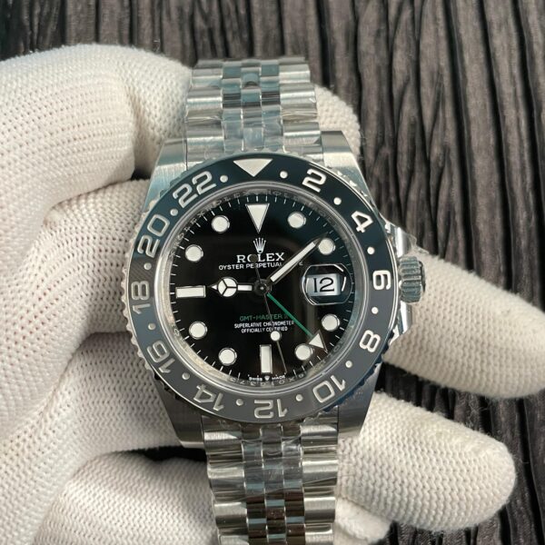 GMT-Master II 126710 GRNR Black-Gray V3 904L SS VSF 1:1 Best Edition Black Dial On Jubilee Bracelet DD3285 CHS