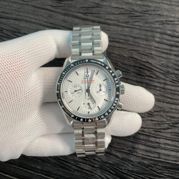 Speedmaster Professional SS N1F Best Edition White Dial On SS Bracelet Asian 3861