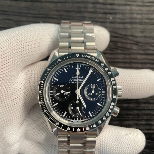 Speedmaster Professional SS N1F Best Edition Black Dial On SS Bracelet Asian 3861