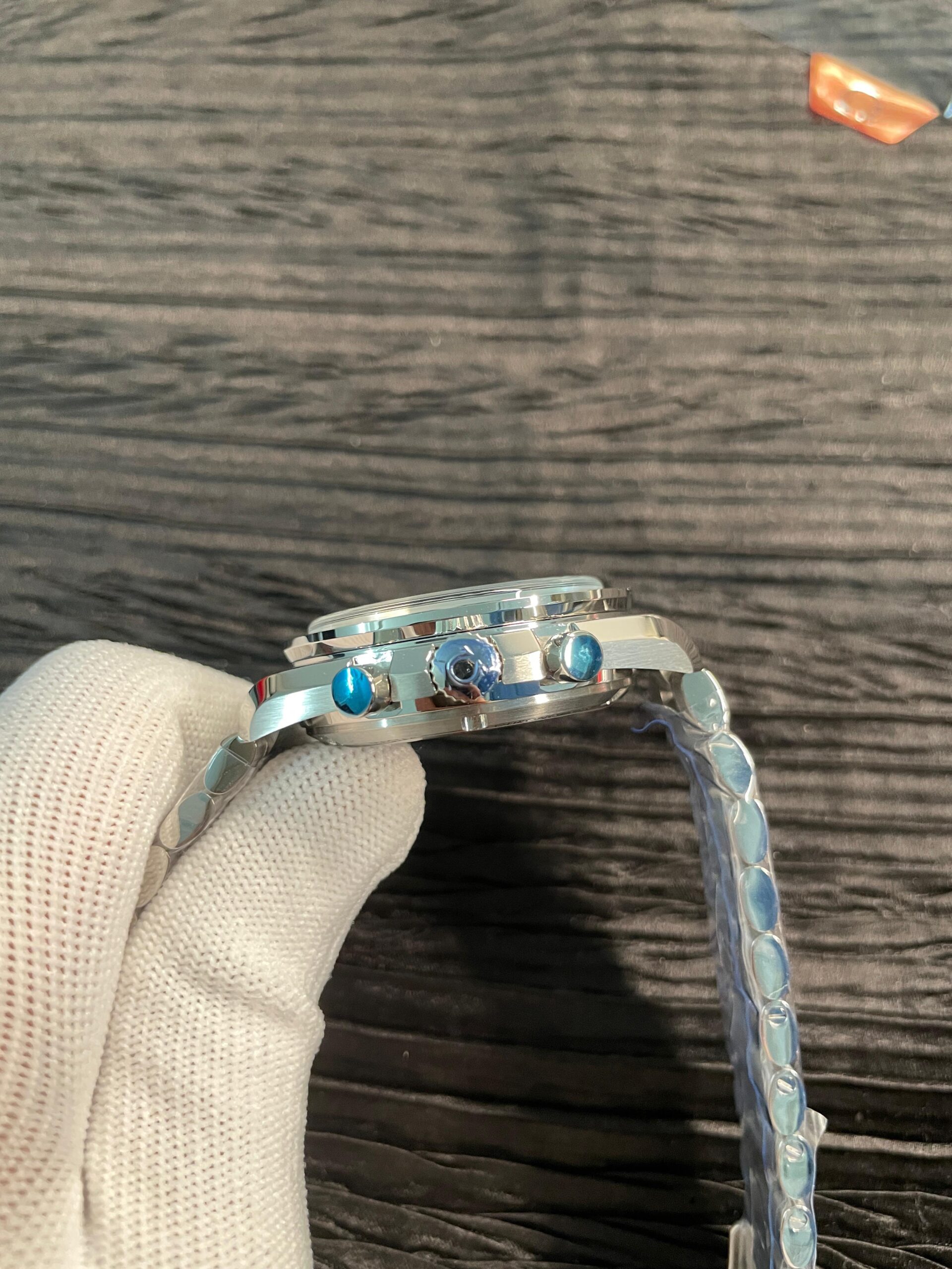 Speedmaster Professional SS N1F Best Edition White Dial On SS Bracelet Asian 3861 - Image 5