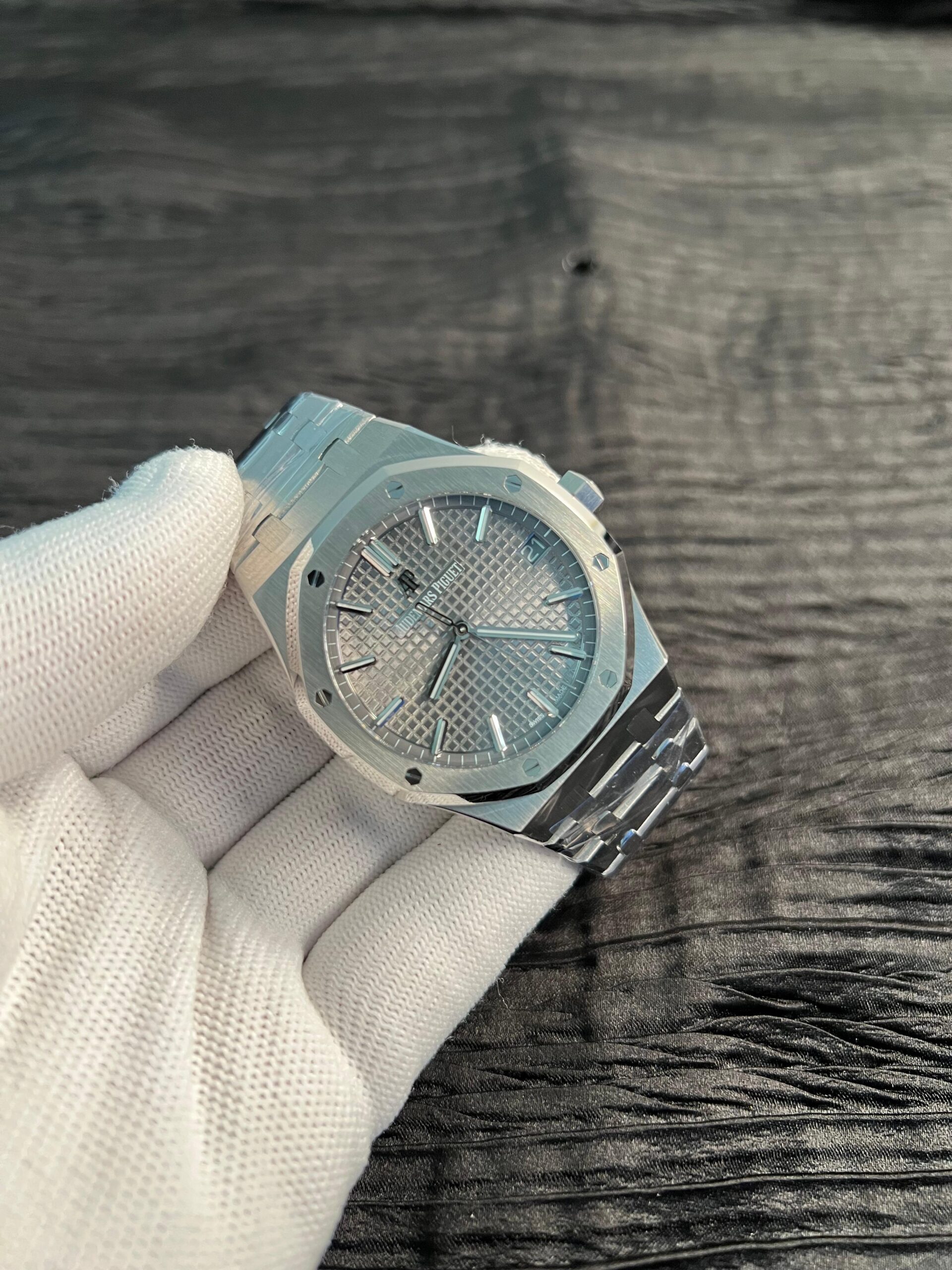 RO 15500 SS VSF 1:1 Best Edition Gray Dial On SS Bracelet Super Clone DD4302 - Image 3