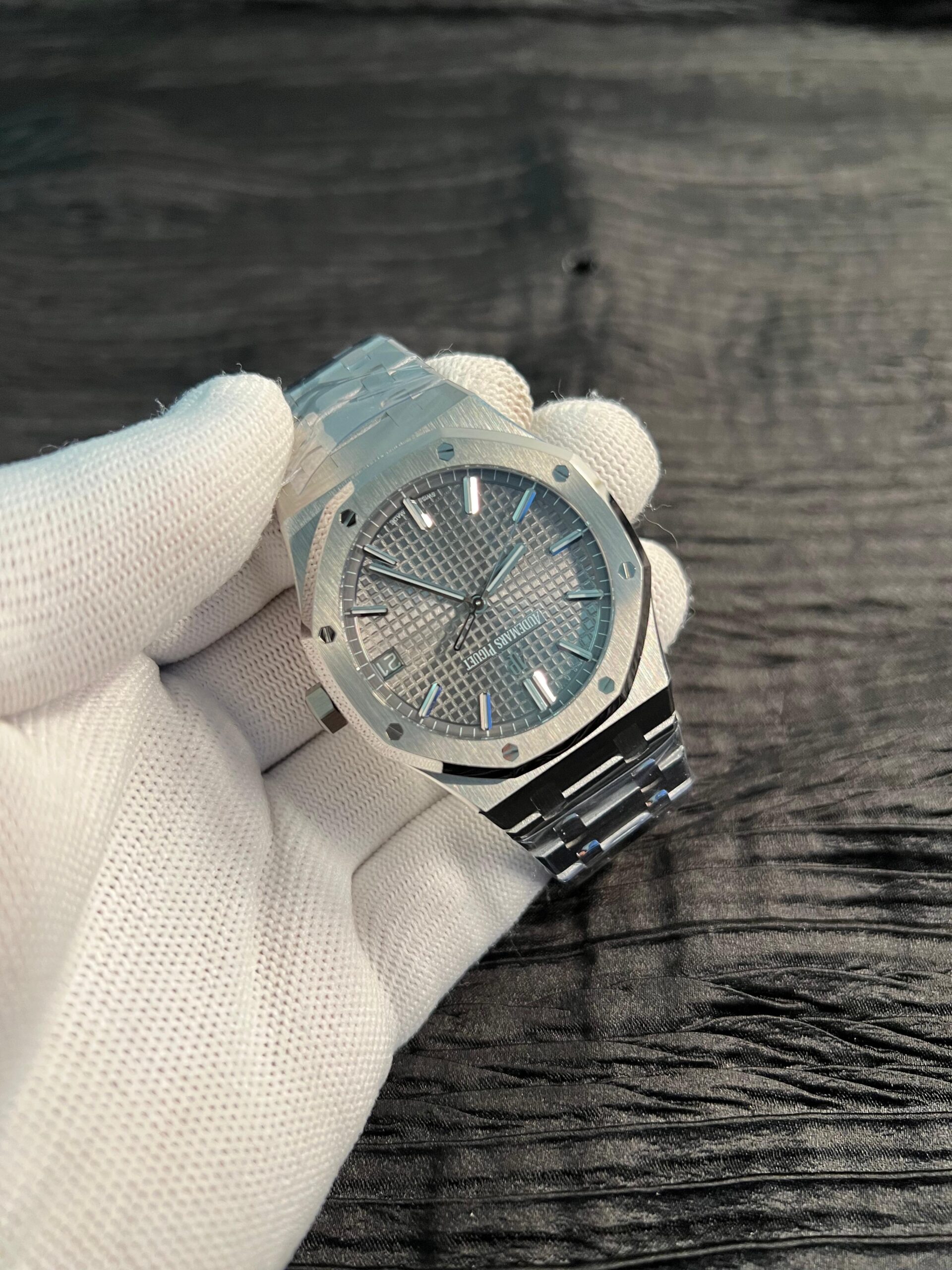 RO 15500 SS VSF 1:1 Best Edition Gray Dial On SS Bracelet Super Clone DD4302 - Image 4