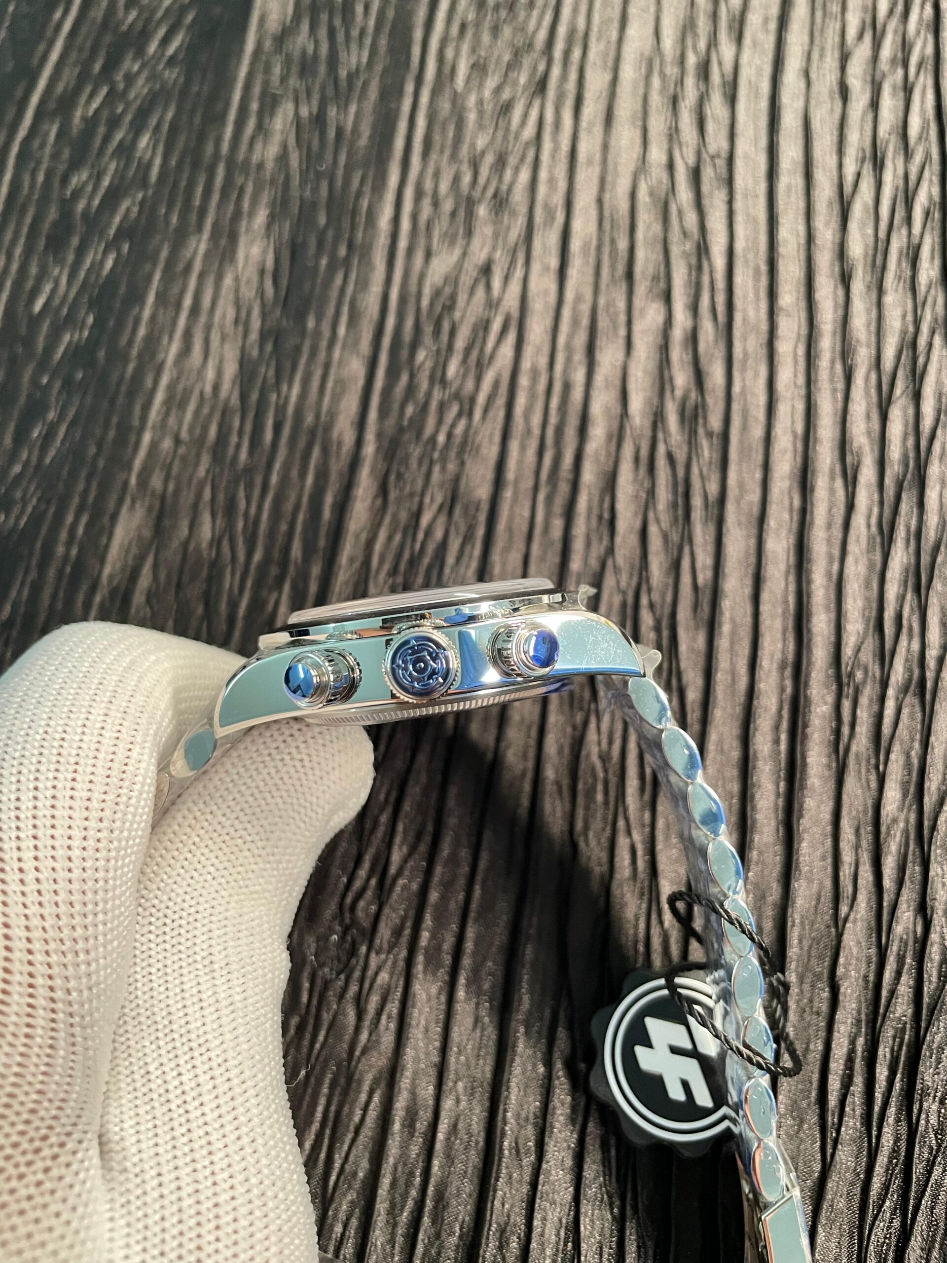 Black Bay Chrono M79360N SS ZF 1:1 Best Edition Pink Dial On SS Bracelet DD7750 - Image 5