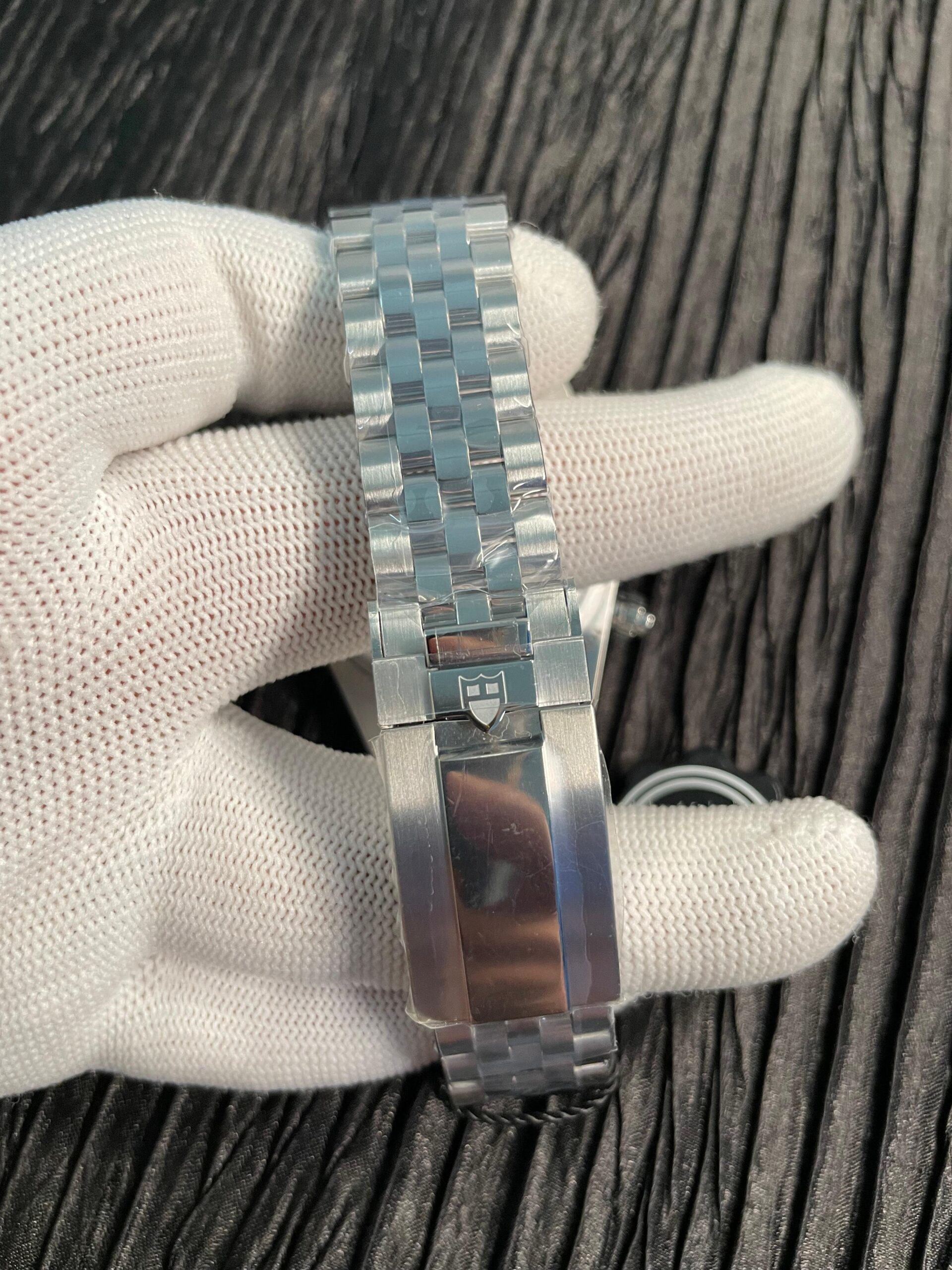 Black Bay Chrono M79360N SS ZF 1:1 Best Edition Pink Dial On SS Bracelet DD7750 - Image 9