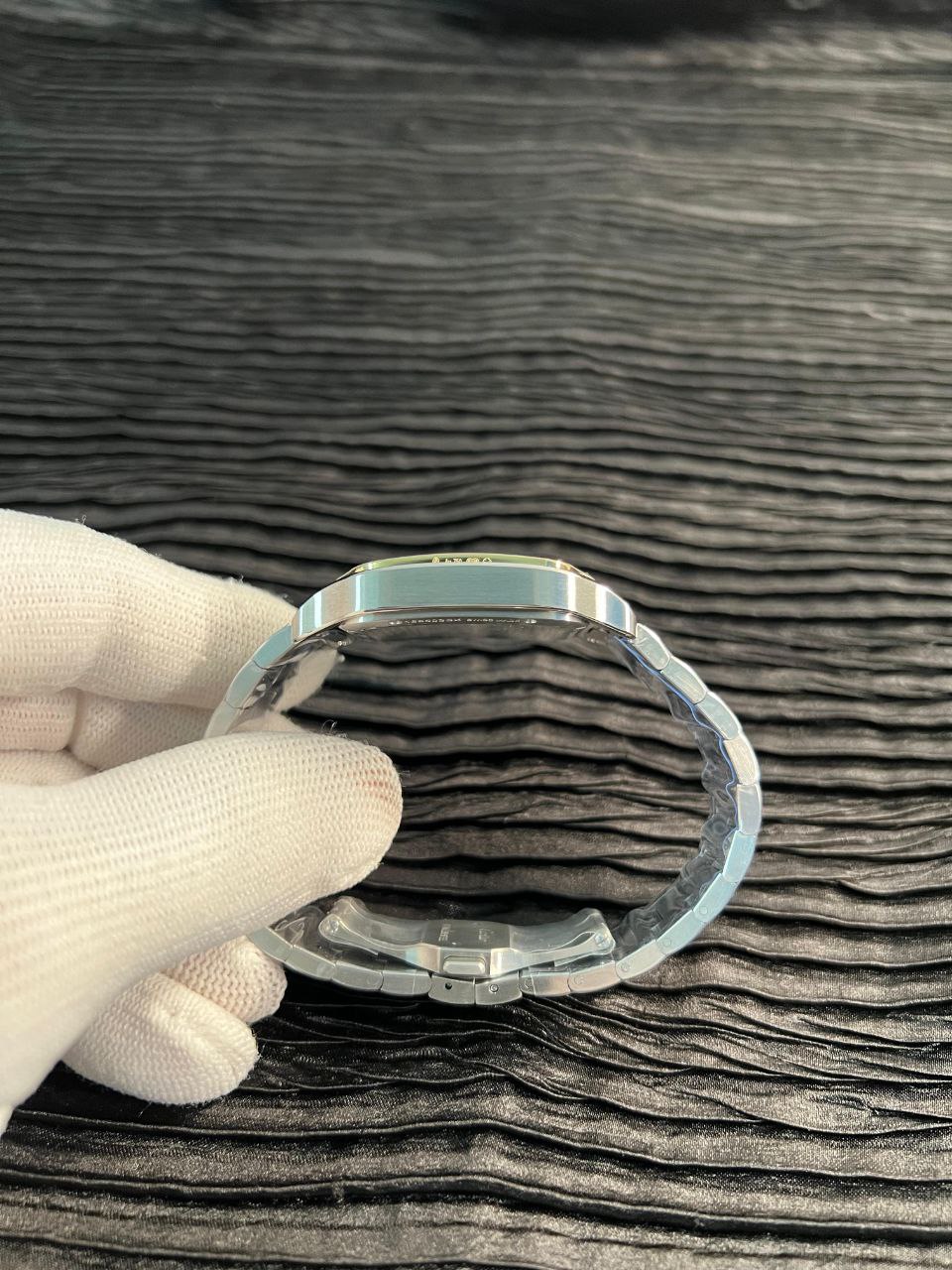 Santos de Carti Skeleton SS/YG MLF Skeleton Dial On SS/YG SmartLink Bracelet Super Clone 9611MC - Image 6