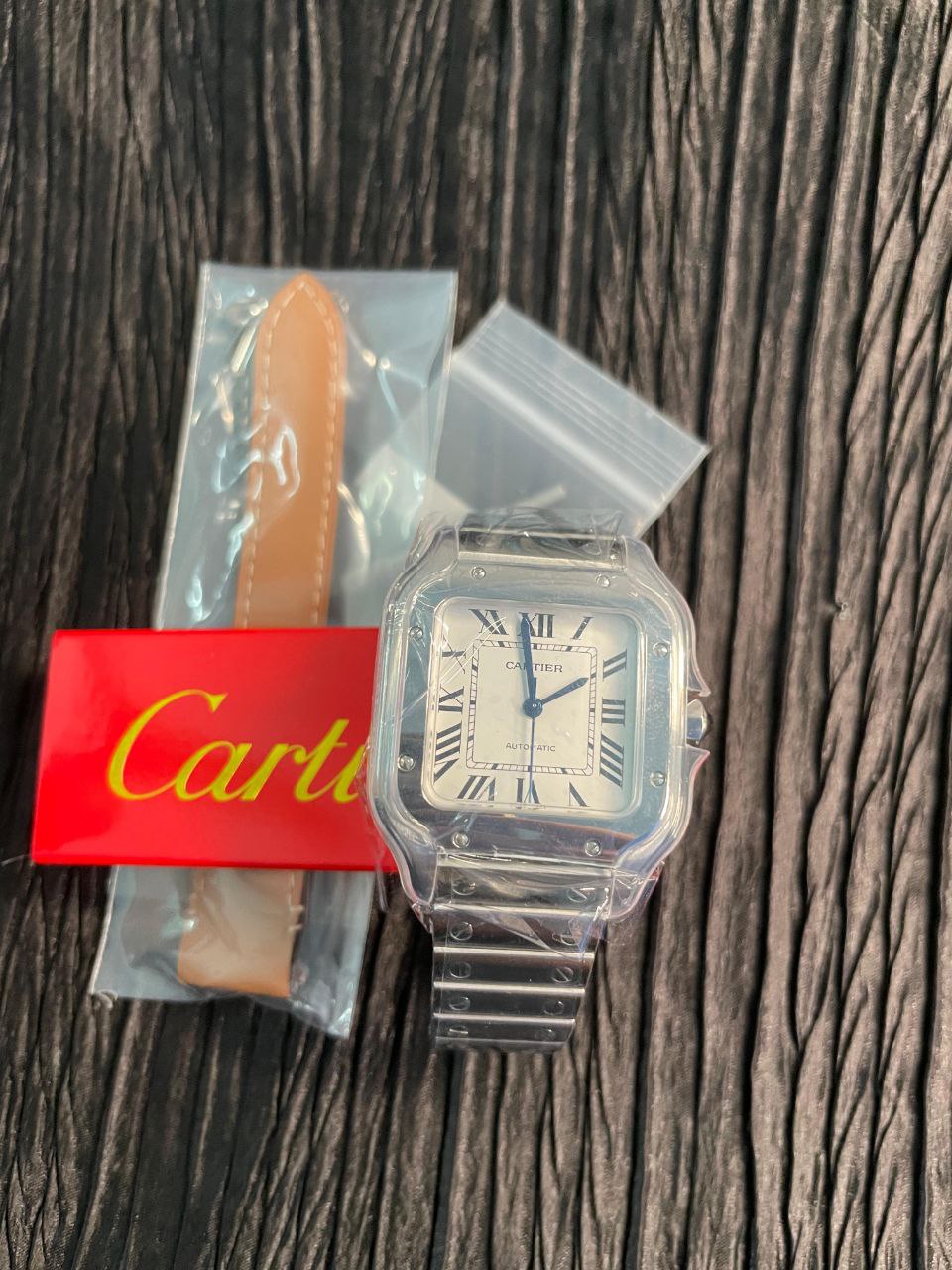 Santos de Carti 35mm SS BVF 1:1 Best Edition White Dial on SS SmartLinks Bracelet MIYOTA 9015 - Image 10