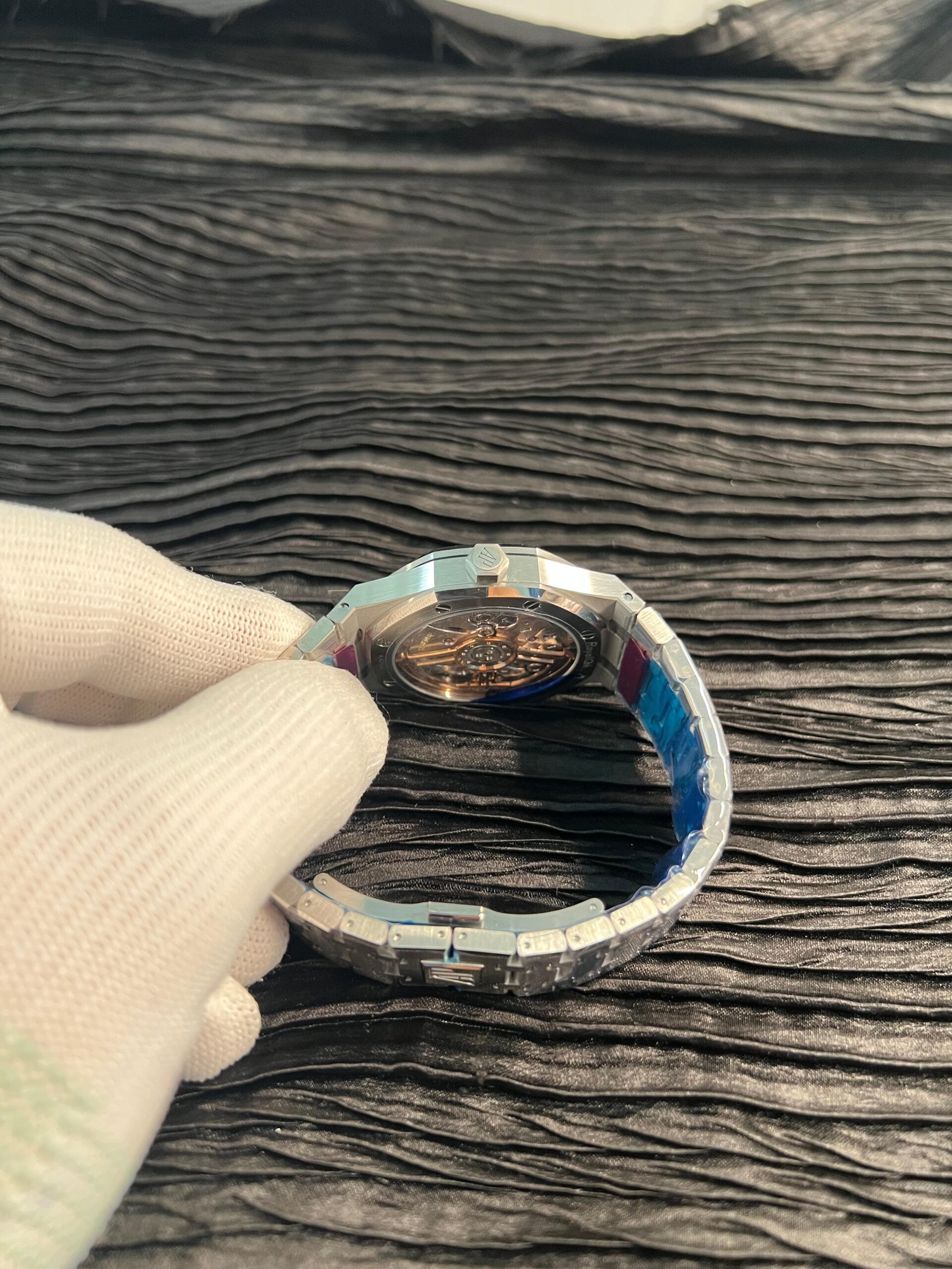 RO 15500 SS VSF 1:1 Best Edition Blue Dial On SS Bracelet Super Clone DD4302 - Image 5