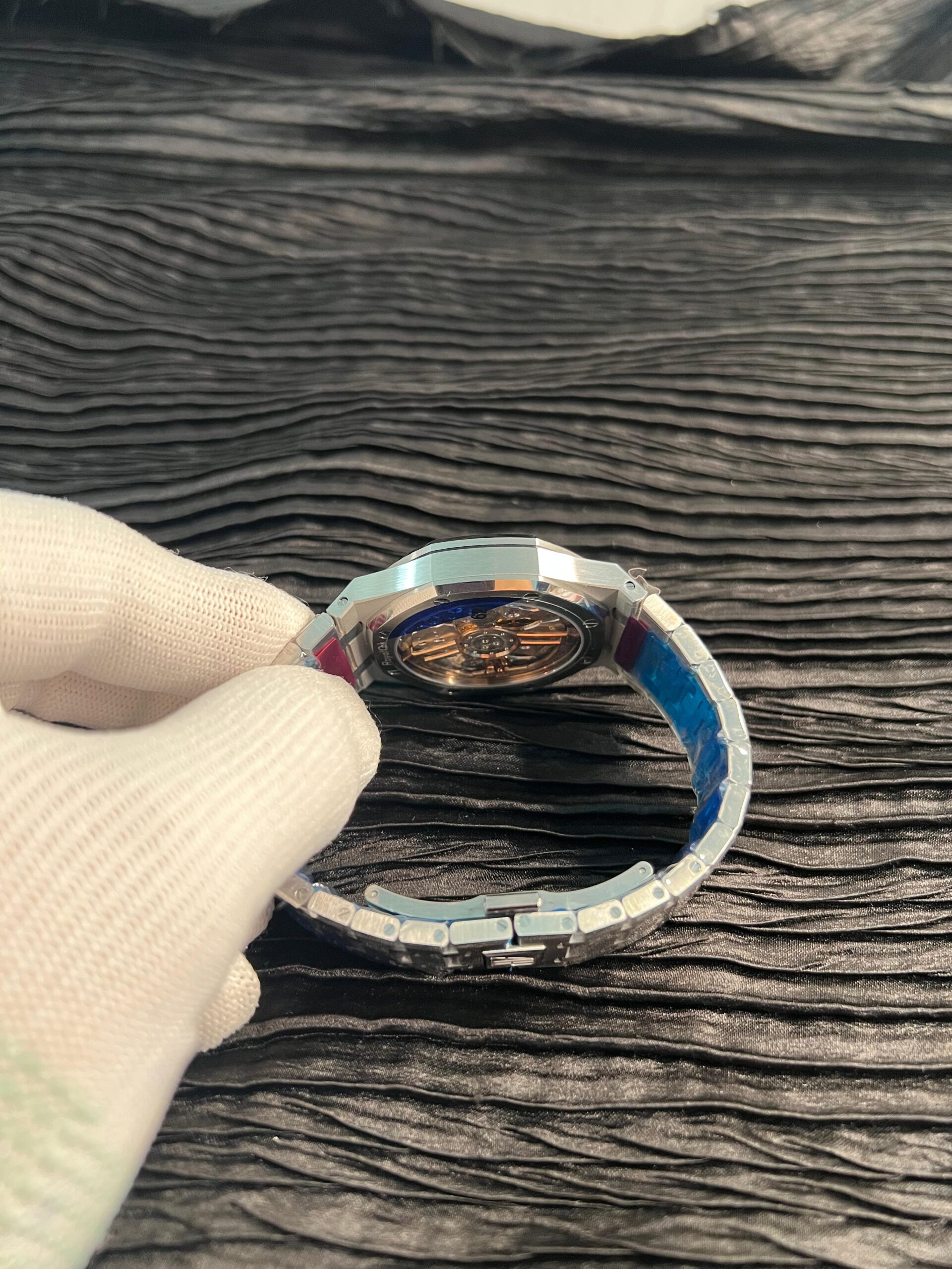 RO 15500 SS VSF 1:1 Best Edition Blue Dial On SS Bracelet Super Clone DD4302 - Image 6