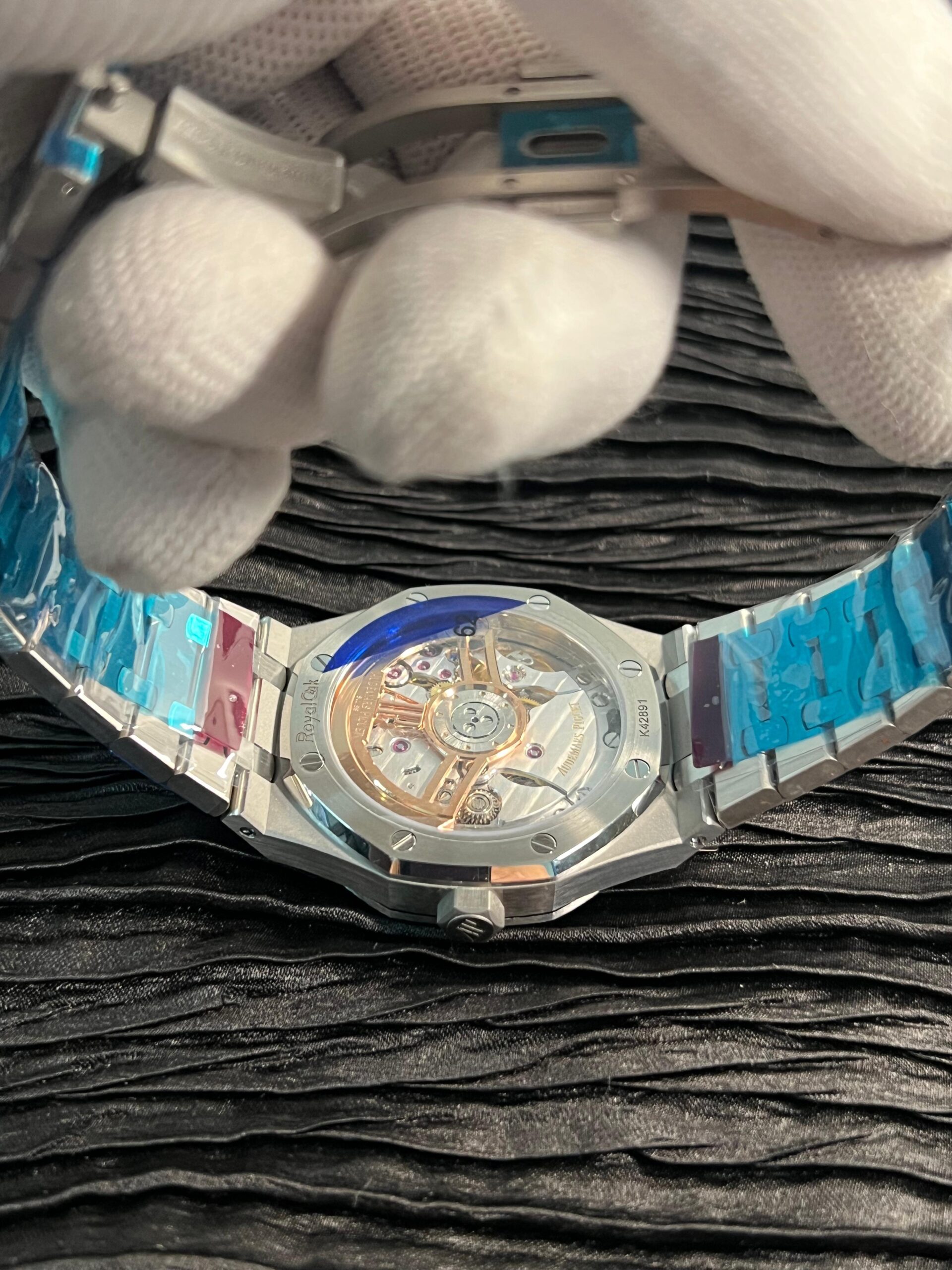 RO 15500 SS VSF 1:1 Best Edition Blue Dial On SS Bracelet Super Clone DD4302 - Image 7