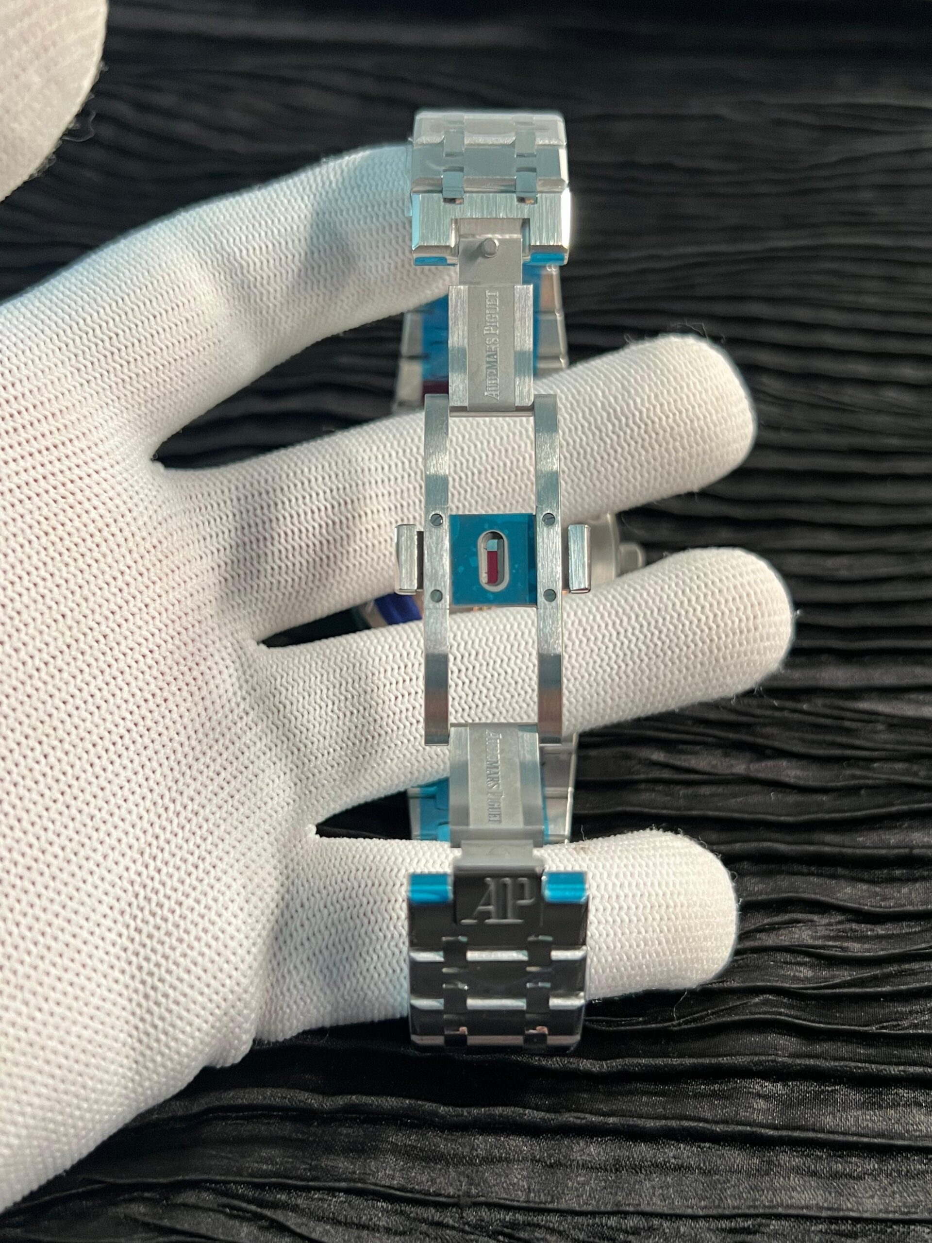 RO 15500 SS VSF 1:1 Best Edition Blue Dial On SS Bracelet Super Clone DD4302 - Image 8