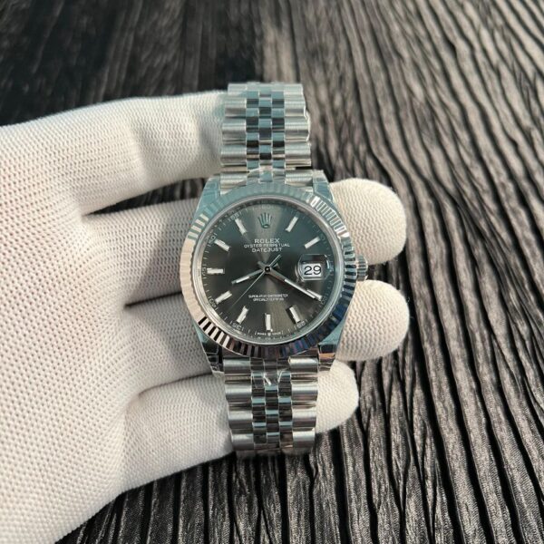 Date 41 126334 904L SS V2 VSF 1:1 Best Edition Gray Dial Stick Marker On Jubilee Bracelet DD3235