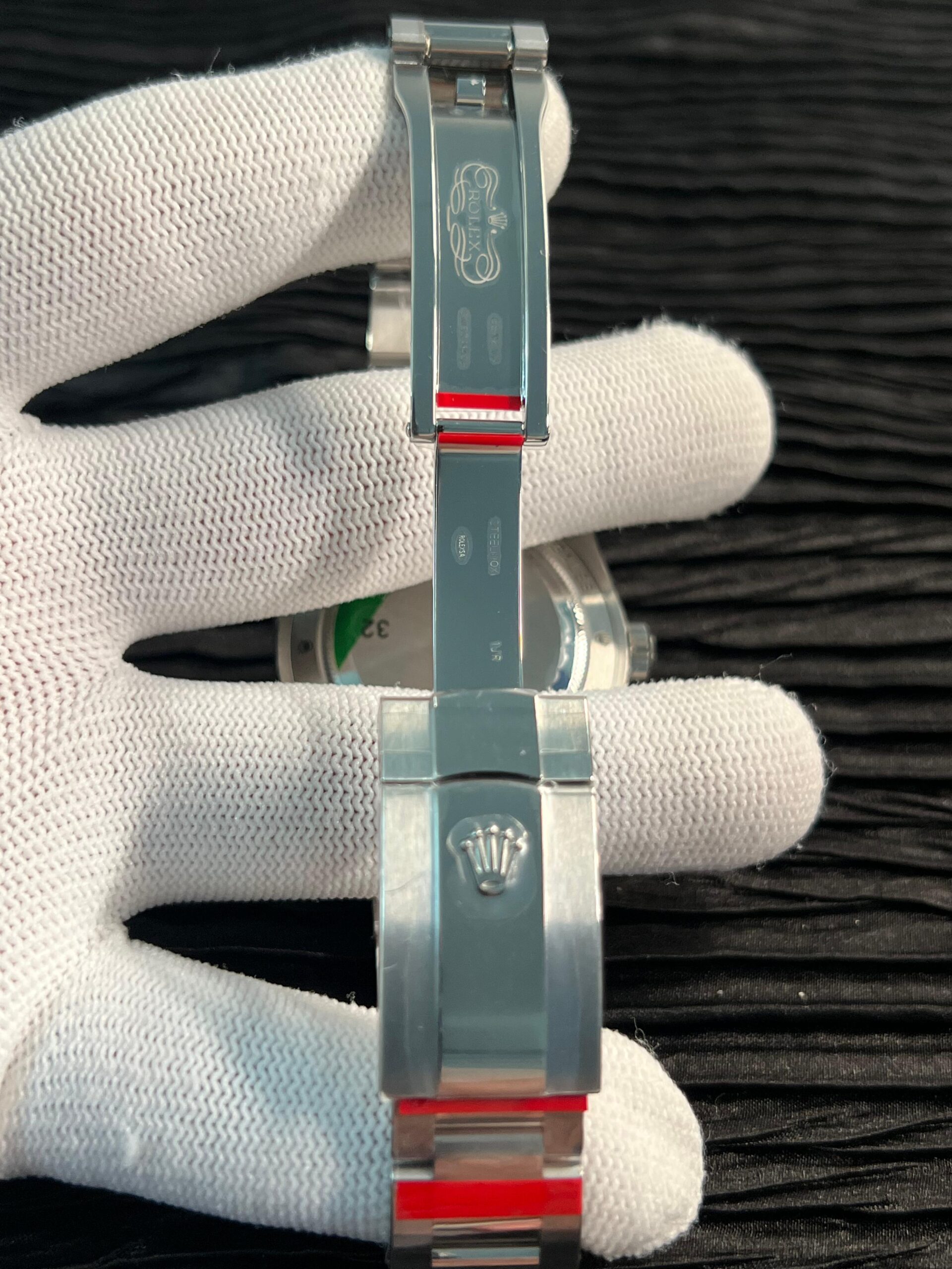 Milgauss 116400 GV Real Green Sapphire 904L SS VSF 1:1 Best Edition Black Dial on 904L SS Bracelet SA3131 - Image 8