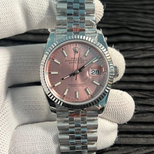 Date 36mm 126234 904 SS QF V8 1:1 Best Edition Silver Dial Stick Marker On Jubilee Bracelet VR3235 Weighted