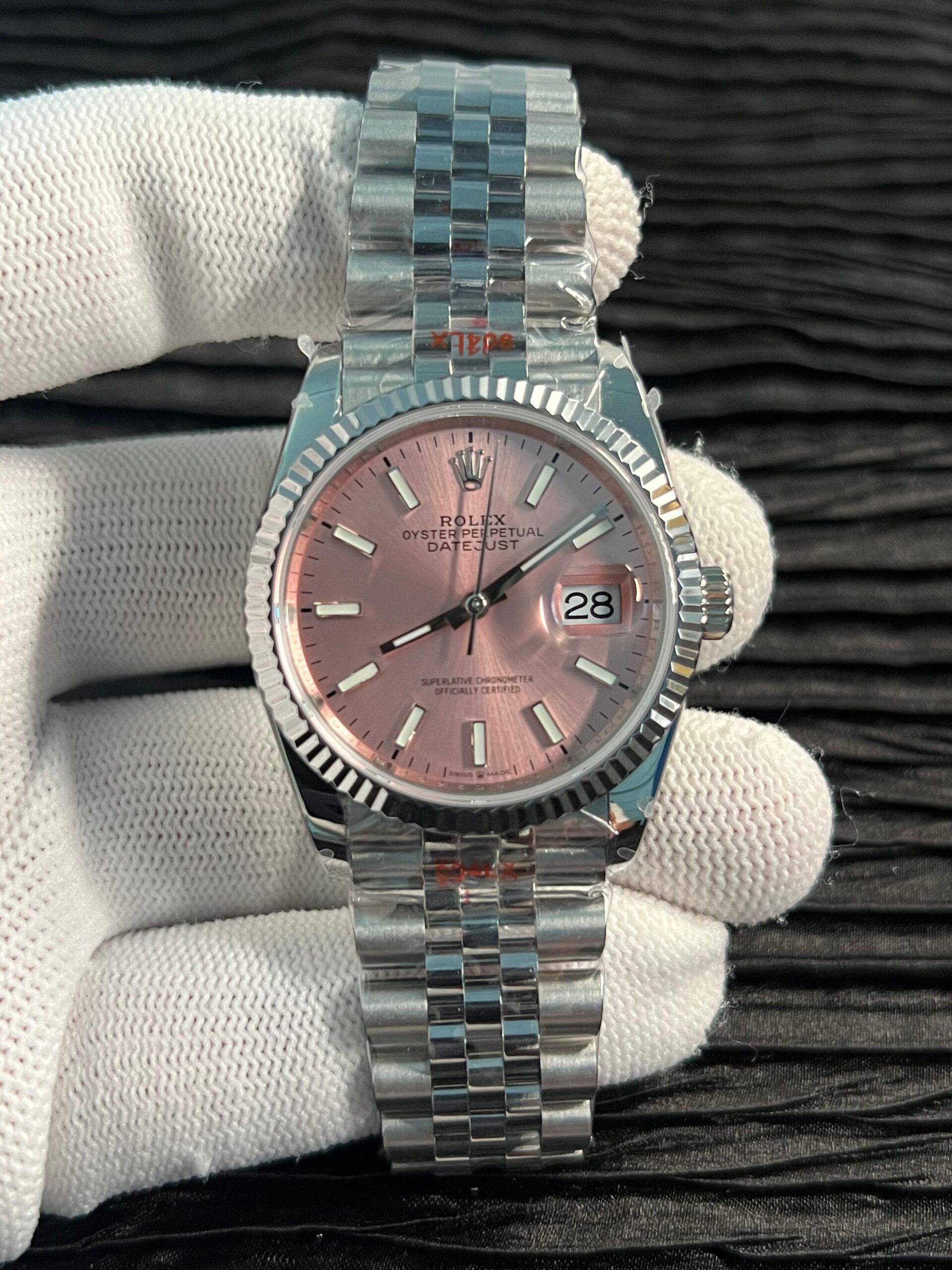 Date 36mm 126234 904 SS QF V8 1:1 Best Edition Silver Dial Stick Marker On Jubilee Bracelet VR3235 Weighted