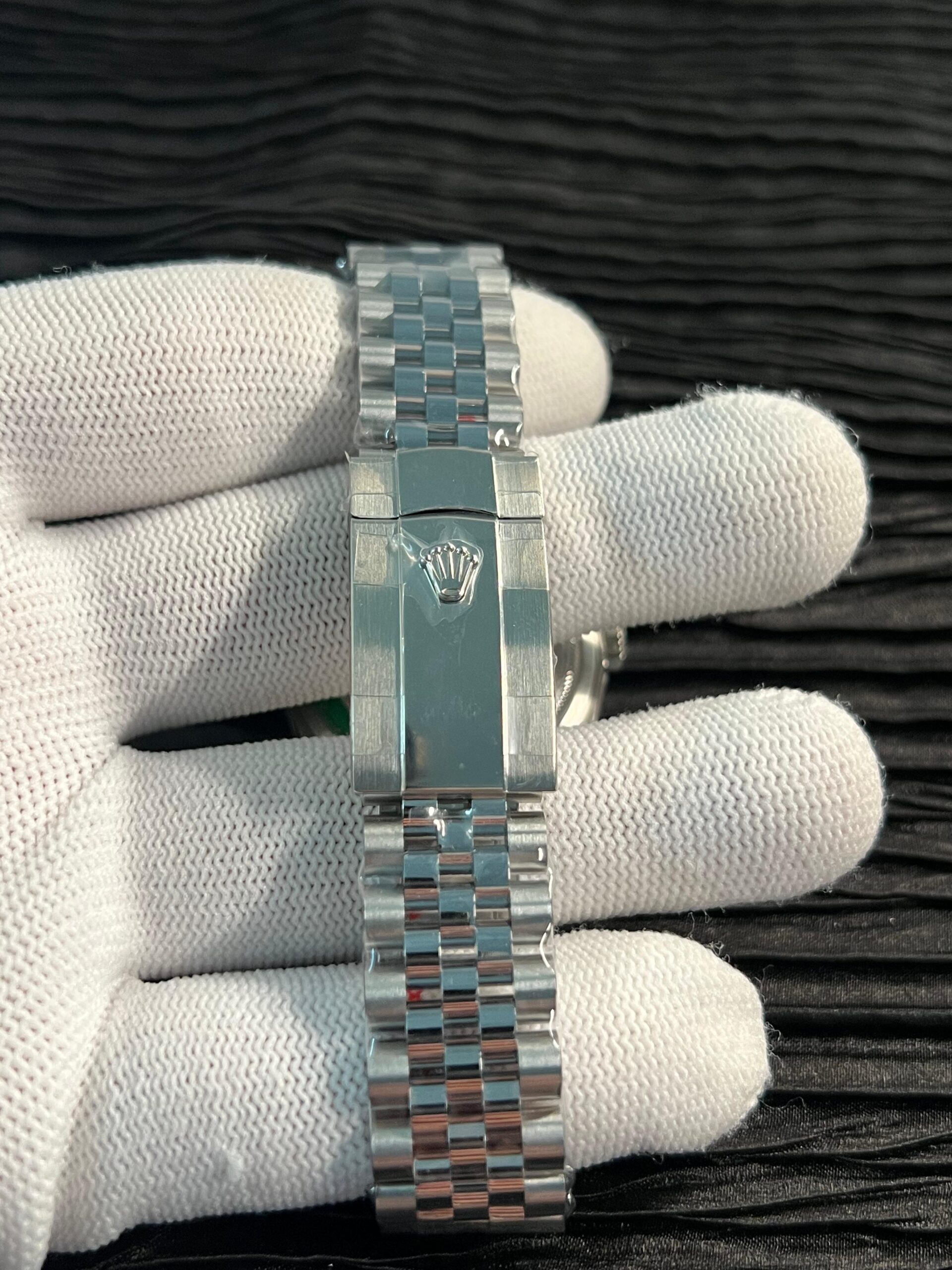 Date 36mm 126234 904 SS QF V8 1:1 Best Edition Silver Dial Stick Marker On Jubilee Bracelet VR3235 Weighted - Image 9