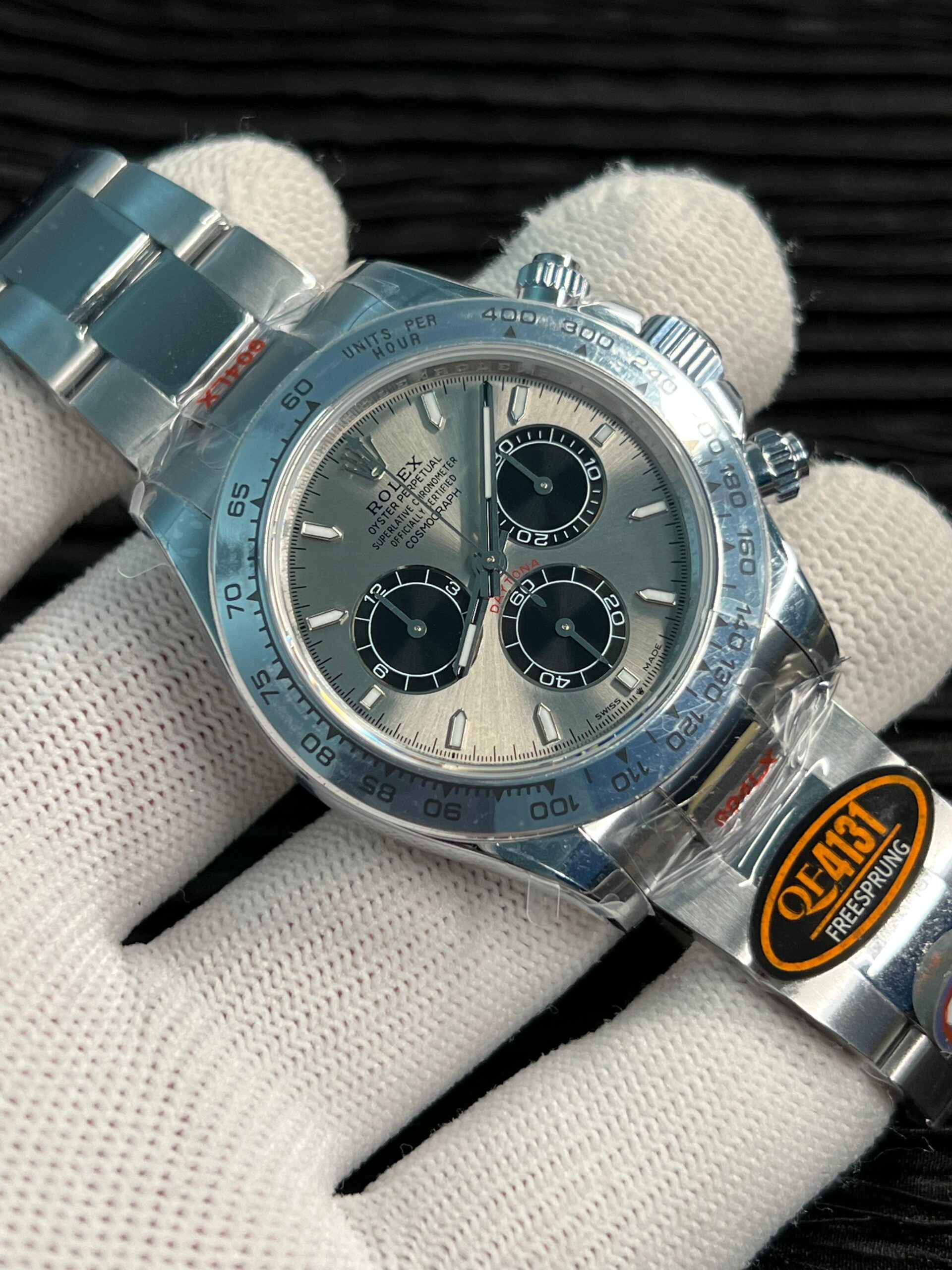 Dayto 126509 QF 1:1 Best Edition Gray/Black Dial on SS Bracelet JH4131 (Free Sprung) V18 ca. 217grams weight - Image 3
