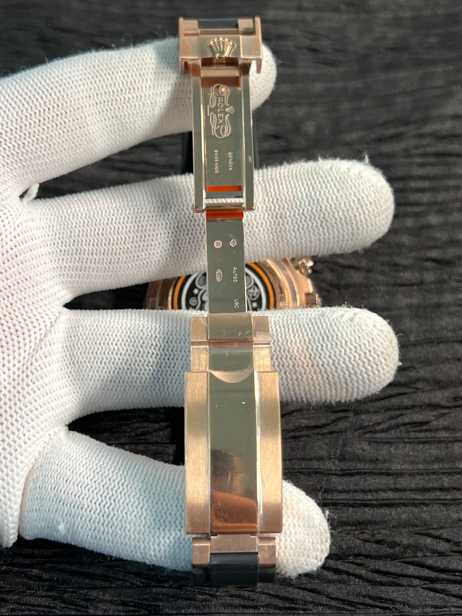 Dayto 126515 QF 1:1 Best Edition Black/RG Dial on Oysterflex Strap JH4131 V18 ca. 157 grams Weighted (Free Sprung) - Image 10