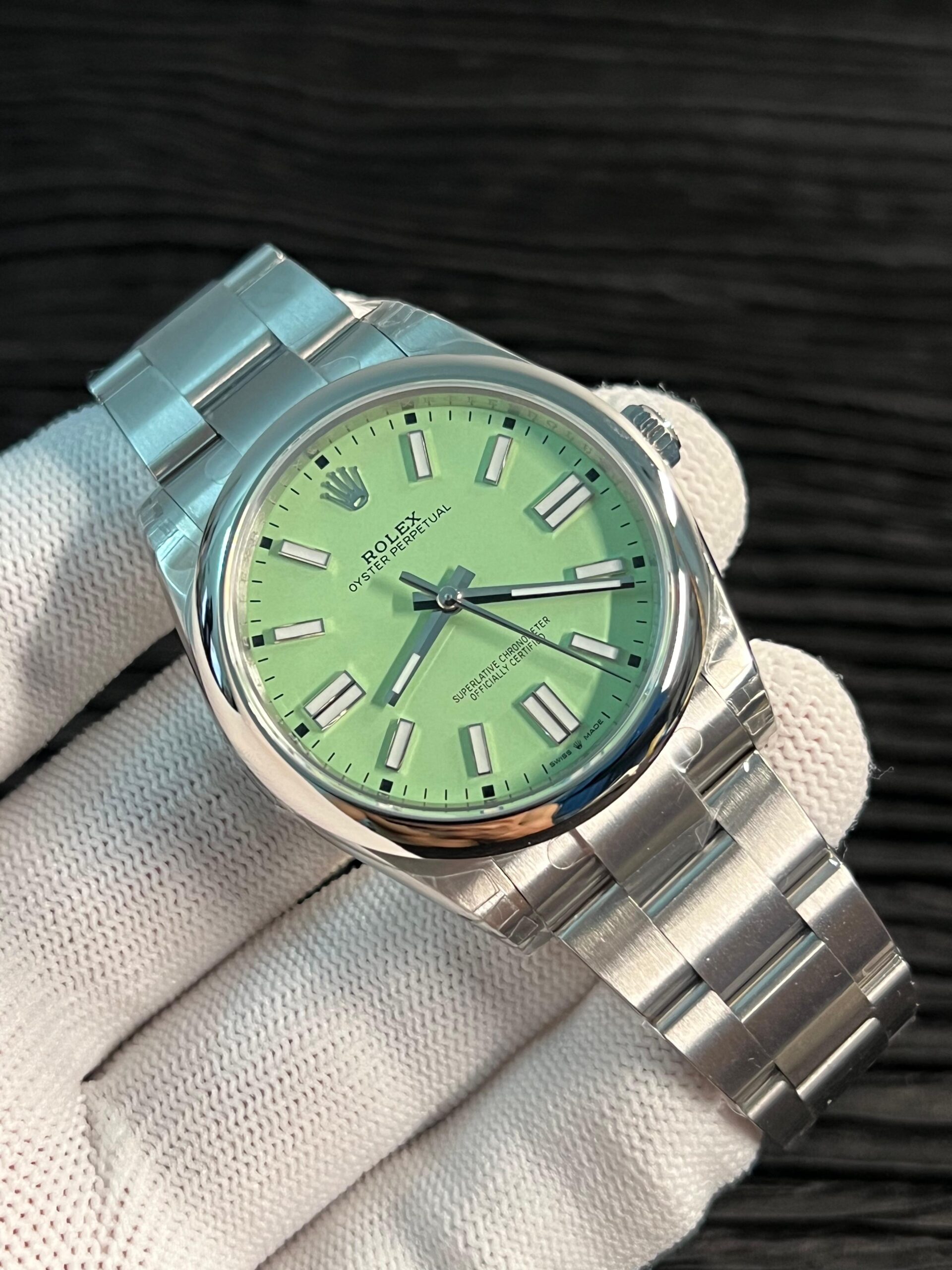Oyster Perpetual 36mm 126000 904L VSF 1:1 Best Edition 2025 Mint Green Dial on 904L SS Bracelet VS3230 - Image 3