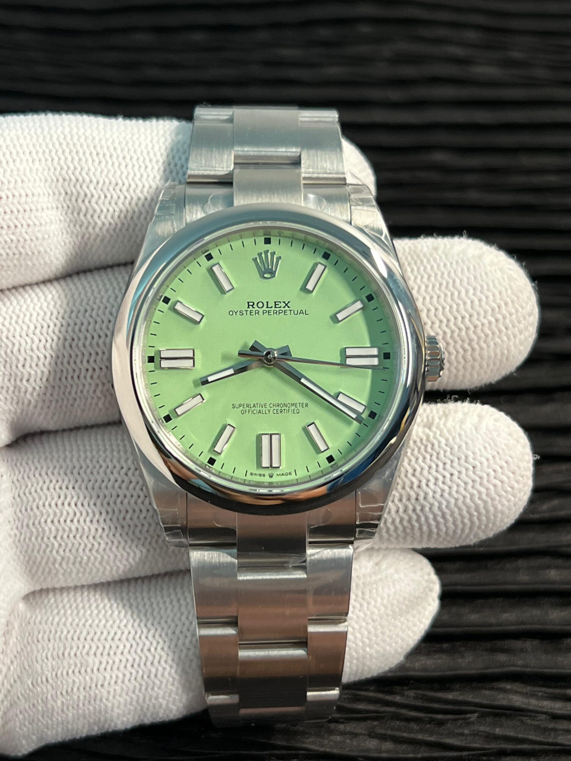 Oyster Perpetual 36mm 126000 904L VSF 1:1 Best Edition 2025 Mint Green Dial on 904L SS Bracelet VS3230