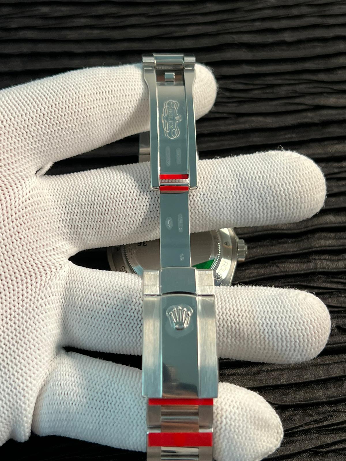 Milgauss 116400 GV Real Green Sapphire 904L SS VSF 1:1 Best Edition Blue Dial on 904L SS Bracelet SA3131 - Image 8